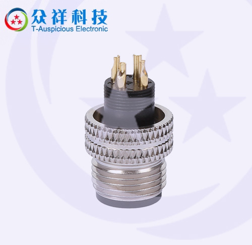 M12 series IP67 cable connector or medical application connector