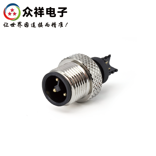 M12 Molded Male, Y Type, Unshielded